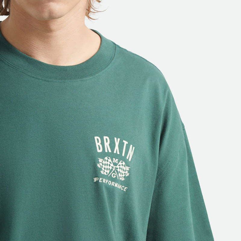 Camiseta Brixton: Primary SS Cropped Tee (Primal Green)