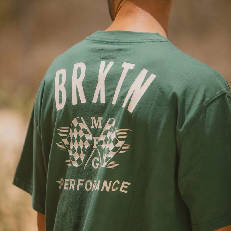 Camiseta Brixton: Primary SS Cropped Tee (Primal Green)