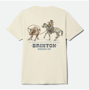 Camiseta Brixton: Hutchins SS Std (Cream)
