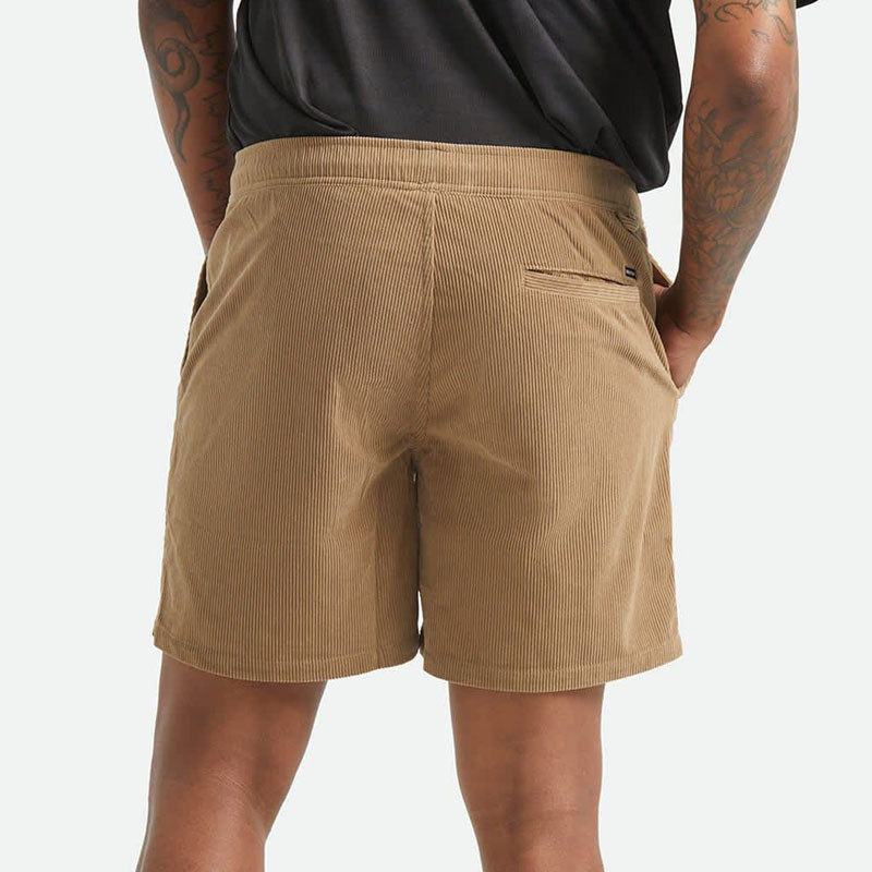 Bermuda Brixton: Everyday Corduroy Short (Vintage Khaki)