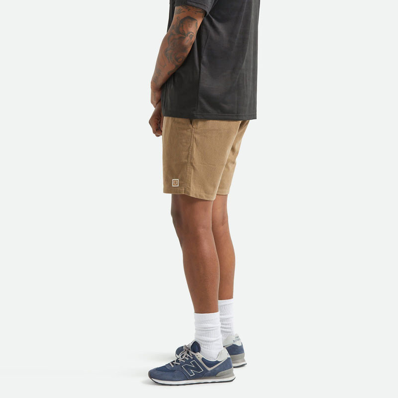 Bermuda Brixton: Everyday Corduroy Short (Vintage Khaki)