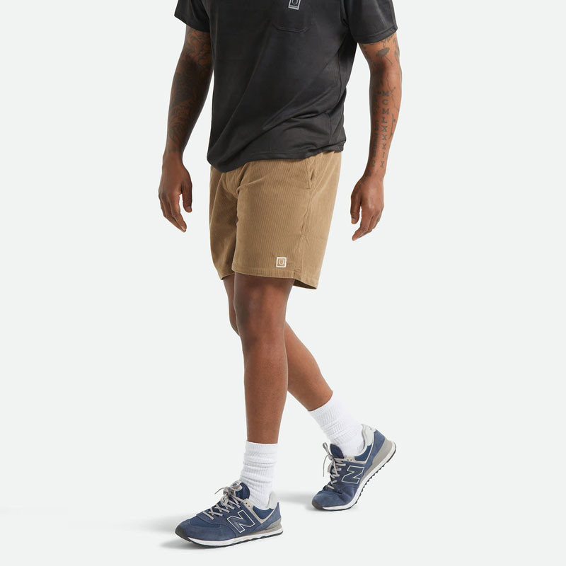 Bermuda Brixton: Everyday Corduroy Short (Vintage Khaki)