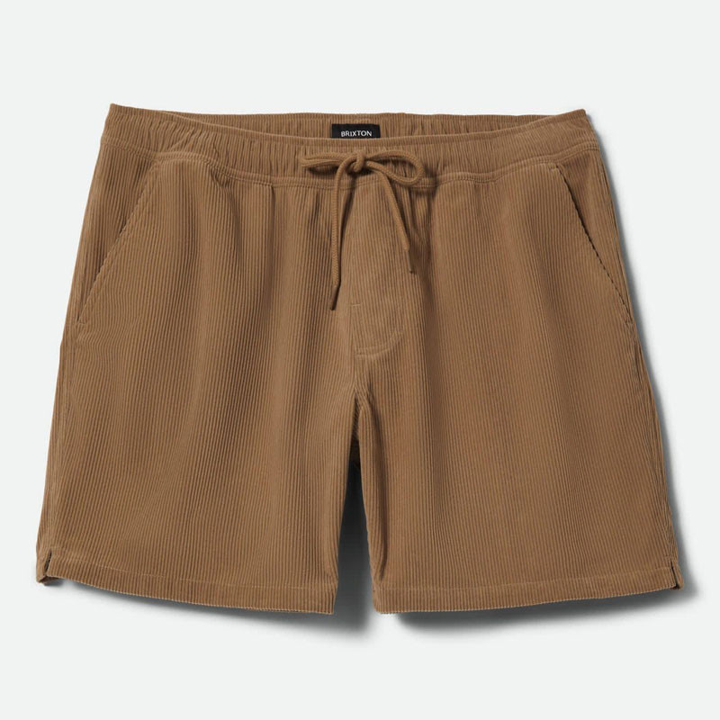 Bermuda Brixton: Everyday Corduroy Short (Vintage Khaki)