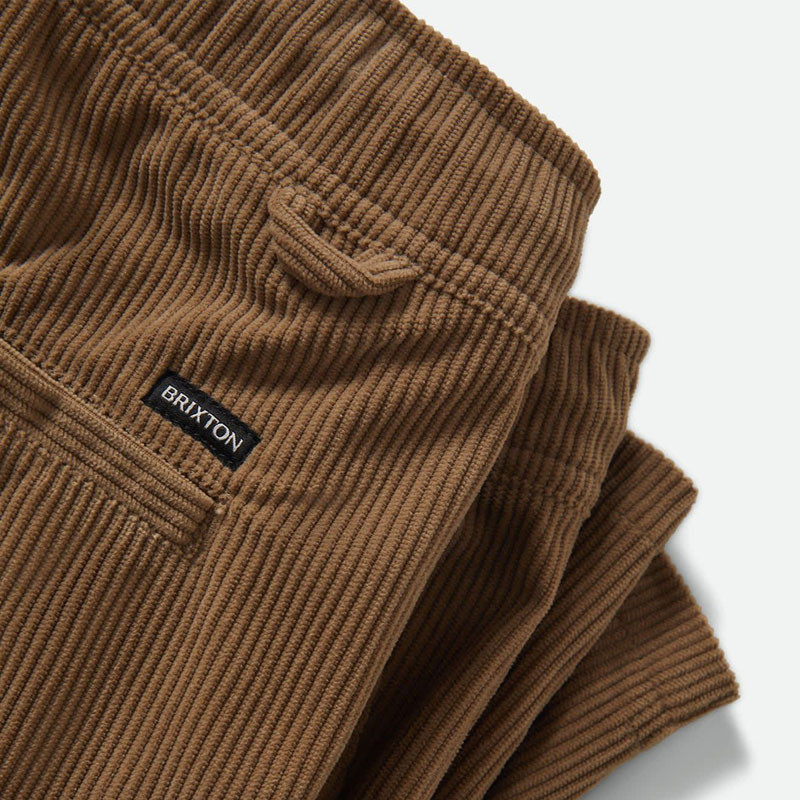 Bermuda Brixton: Everyday Corduroy Short (Vintage Khaki)
