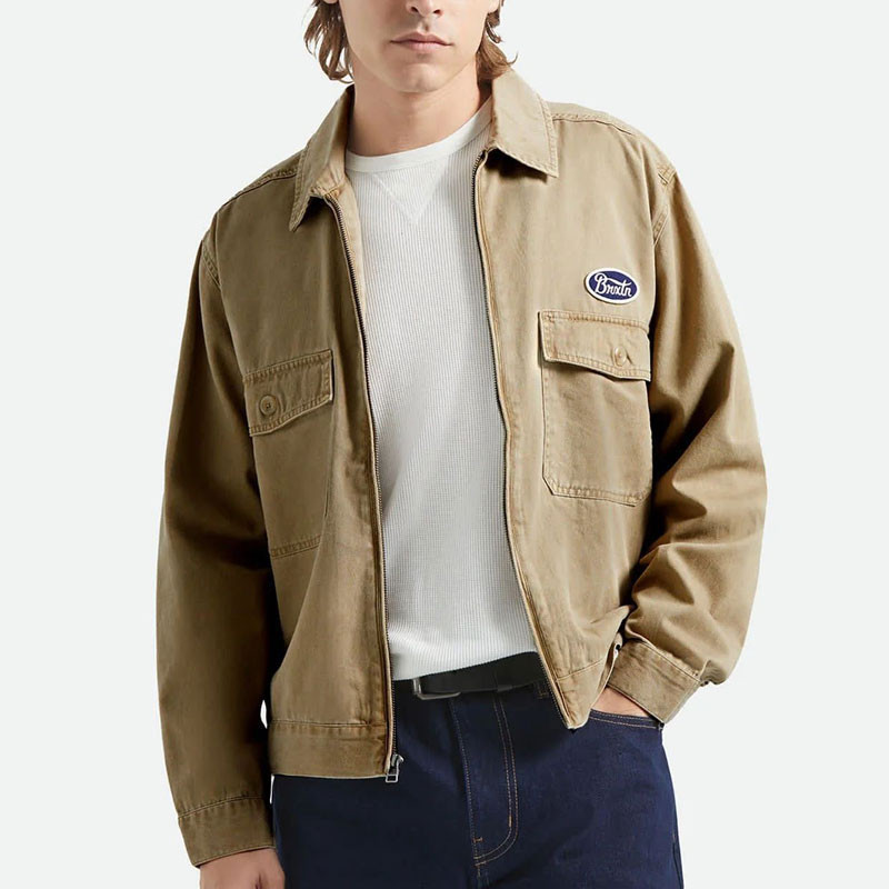 Chaqueta Brixton: Trademark Lw Garage Jkt (Washed Khaki)