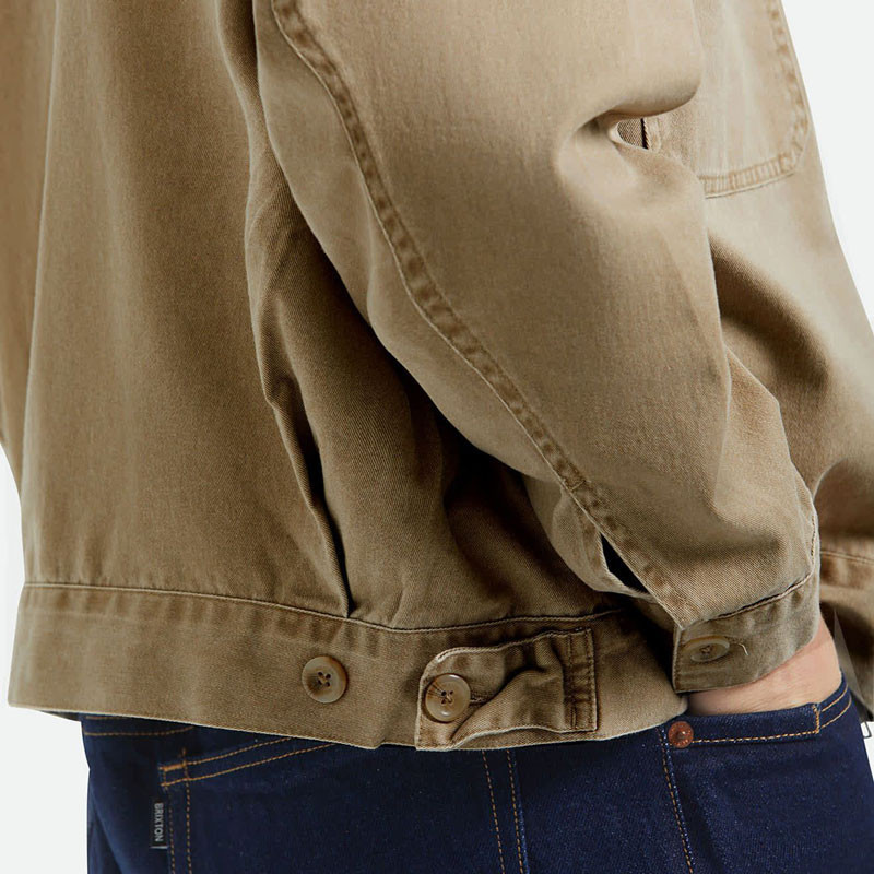 Chaqueta Brixton: Trademark Lw Garage Jkt (Washed Khaki)