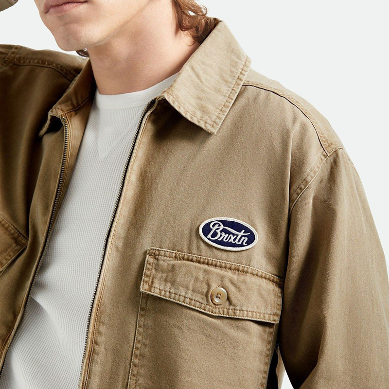 Chaqueta Brixton: Trademark Lw Garage Jkt (Washed Khaki)