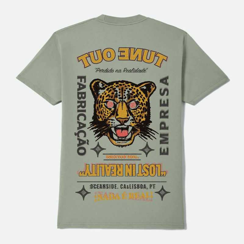 Camiseta Brixton: Getaway SS Std (Desert Green)