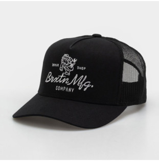 Gorra Brixton: Tolman C Np Mp Trucker Hat (Black Black)