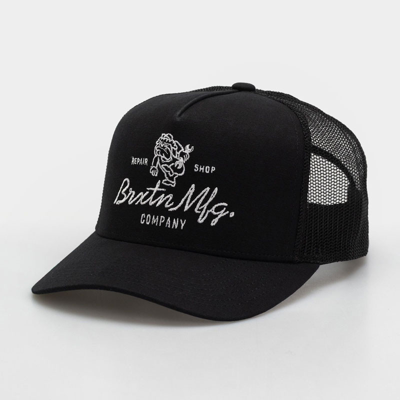 Gorra Brixton: Tolman C Np Mp Trucker Hat (Black Black)