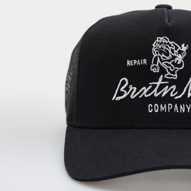 Gorra Brixton: Tolman C Np Mp Trucker Hat (Black Black)