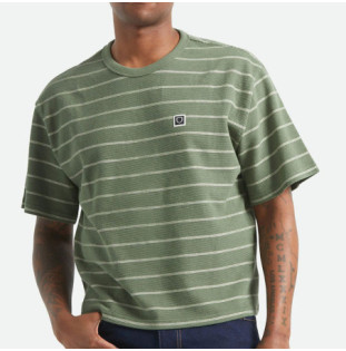 Camiseta Brixton: Shield Pique SS Boxy Kt (Wtc Sea Fo Pn Br)