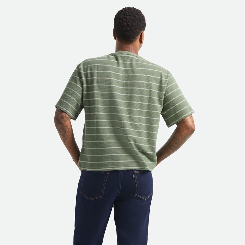 Camiseta Brixton: Shield Pique SS Boxy Kt (Wtc Sea Fo Pn Br)