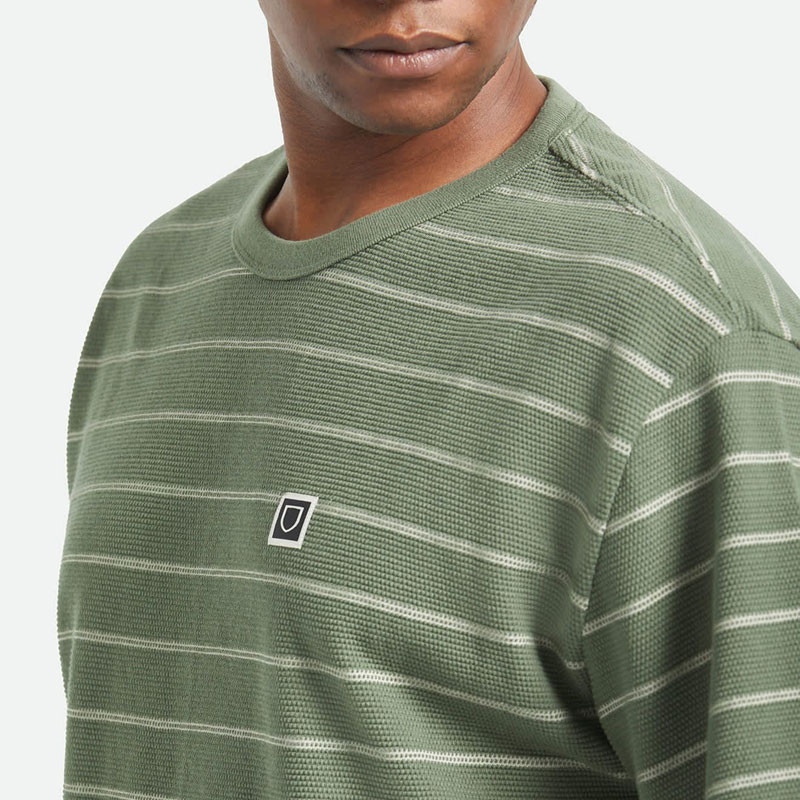 Camiseta Brixton: Shield Pique SS Boxy Kt (Wtc Sea Fo Pn Br)