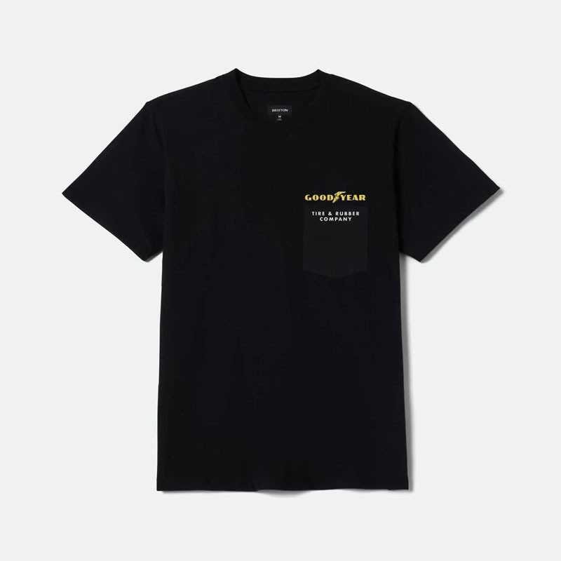 Camiseta Brixton: Goodyear Service Pocket Tee (Black)