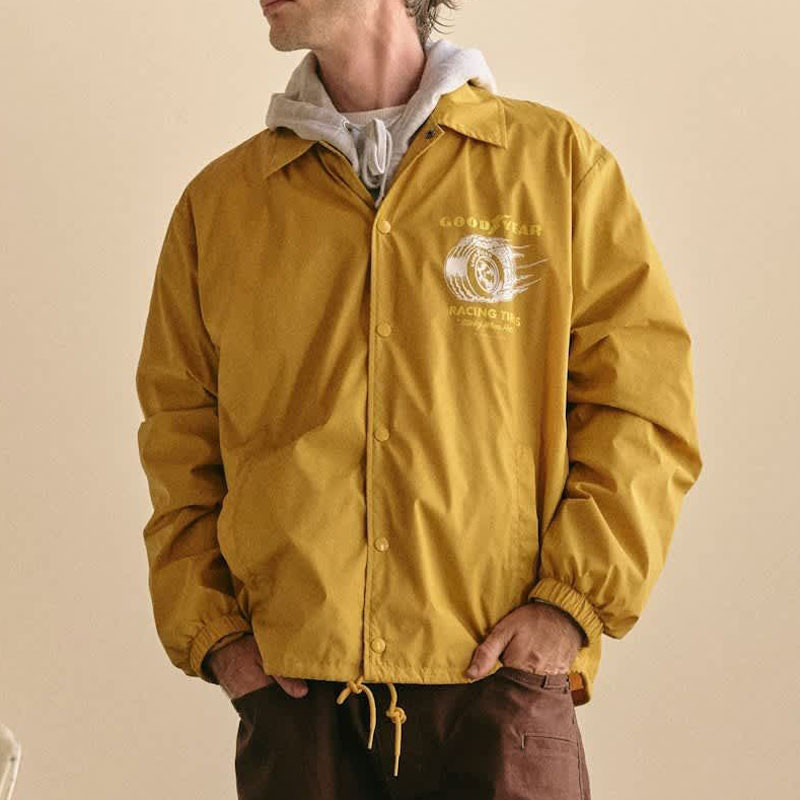 Chaqueta Brixton: Goodyear Slick Wind Breaker (Nugget Gold)