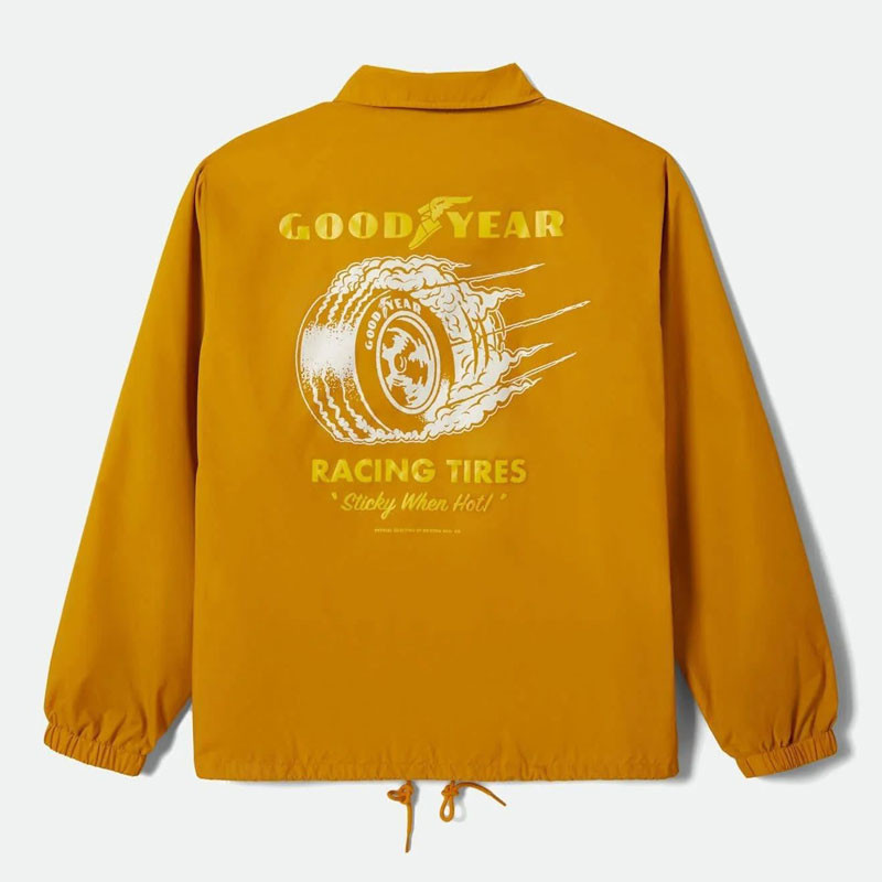 Chaqueta Brixton: Goodyear Slick Wind Breaker (Nugget Gold)