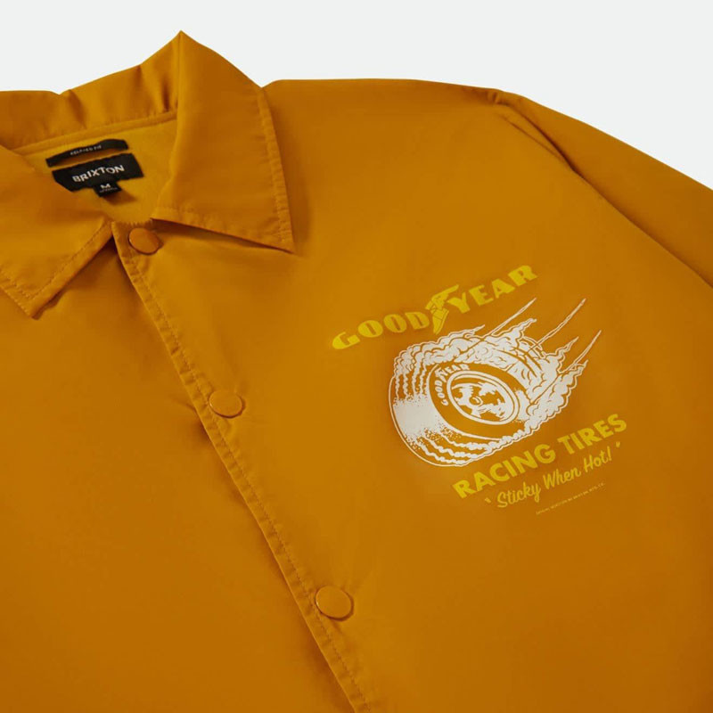 Chaqueta Brixton: Goodyear Slick Wind Breaker (Nugget Gold)