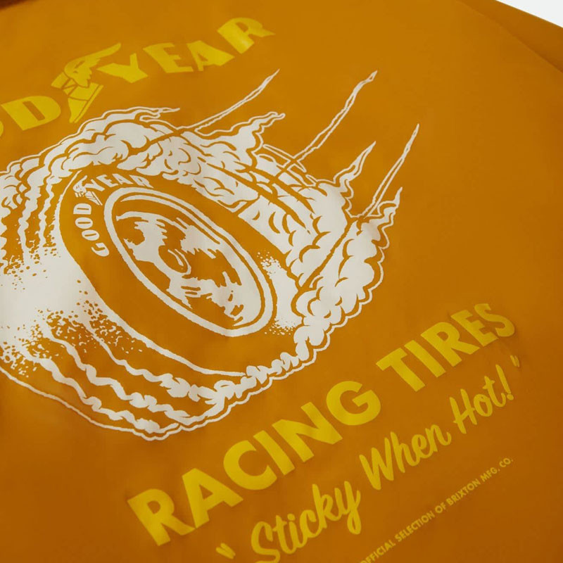 Chaqueta Brixton: Goodyear Slick Wind Breaker (Nugget Gold)