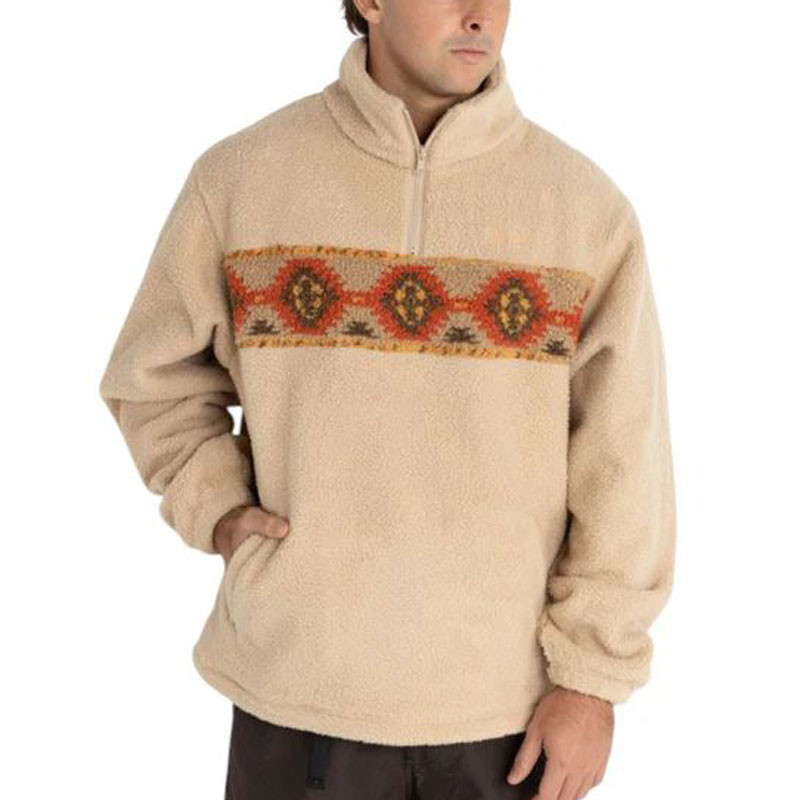 Sudadera Rhythm: Dusty Quarter Zip (Natural)