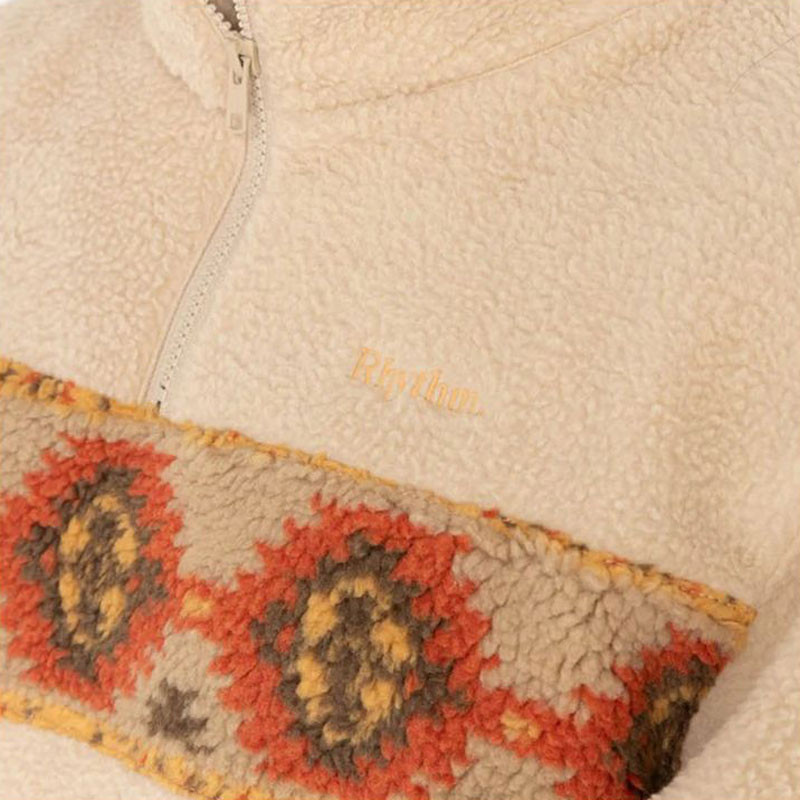 Sudadera Rhythm: Dusty Quarter Zip (Natural)