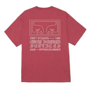 Camiseta Obey: Obey Design Services (Mineral Red)