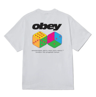 Camiseta Obey: Obey Dice (White)