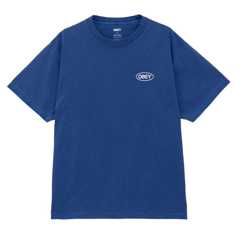 Camiseta Obey: Obey Code (Electric Indigo)