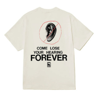 Camiseta Obey: Obey Come Lose Your Hearing (Vintage Wht)