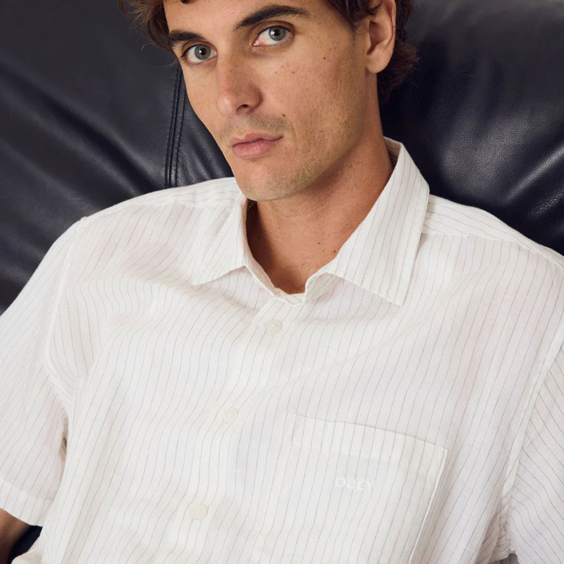Camisa Obey: Barry Woven (Brushed Nickel Multi)