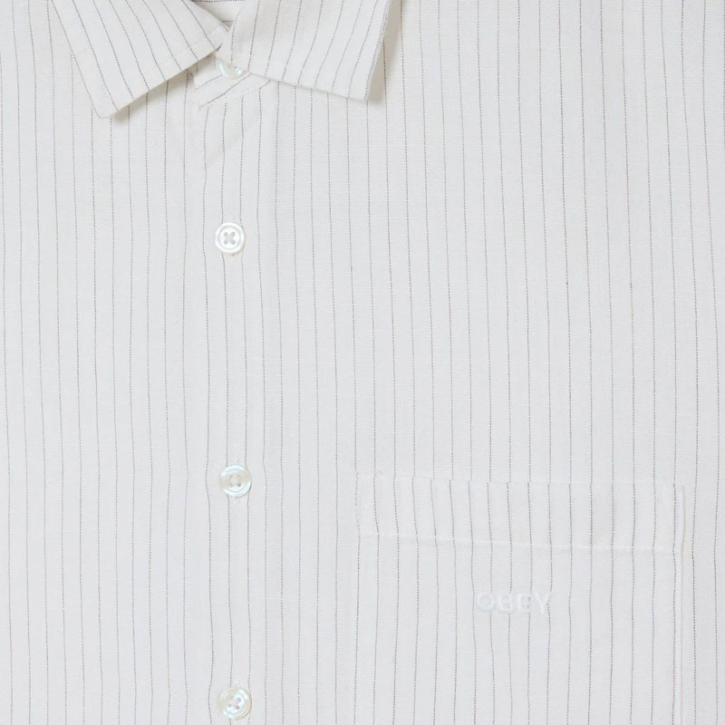 Camisa Obey: Barry Woven (Brushed Nickel Multi)