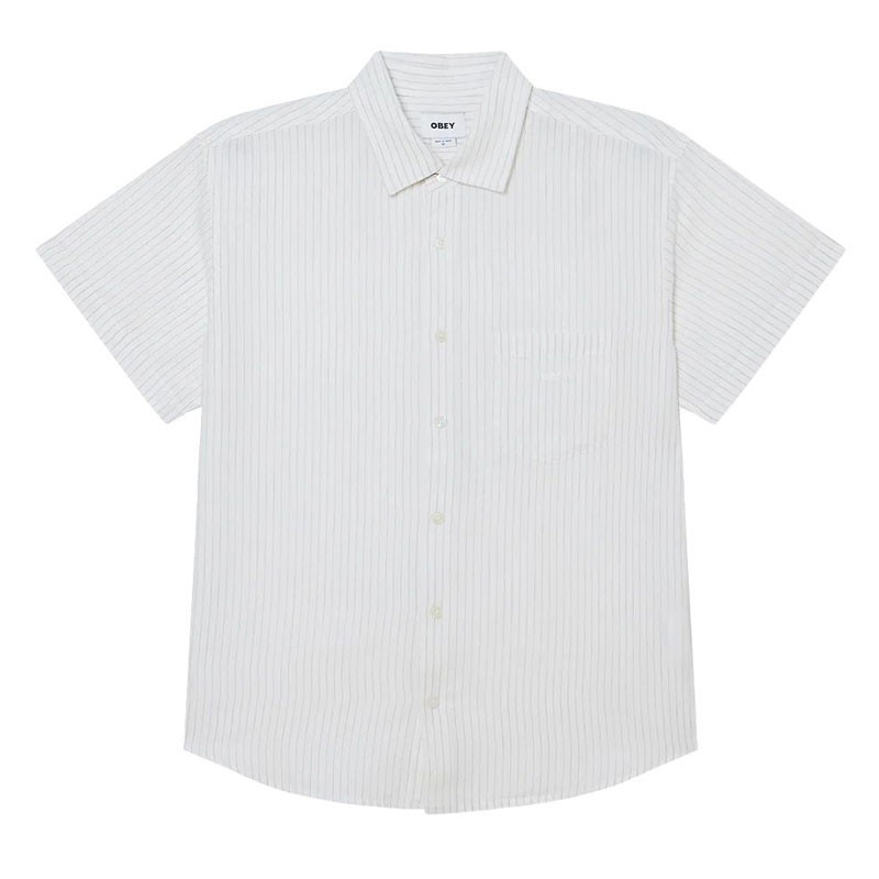 Camisa Obey: Barry Woven (Brushed Nickel Multi)