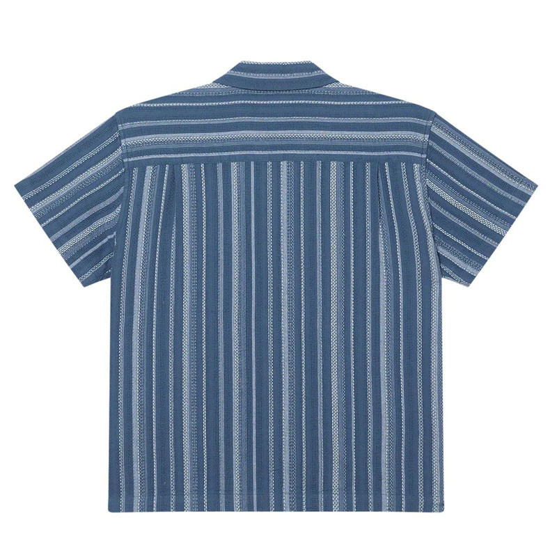 Camisa Obey: Hugh Woven (Dull Blue Multi)