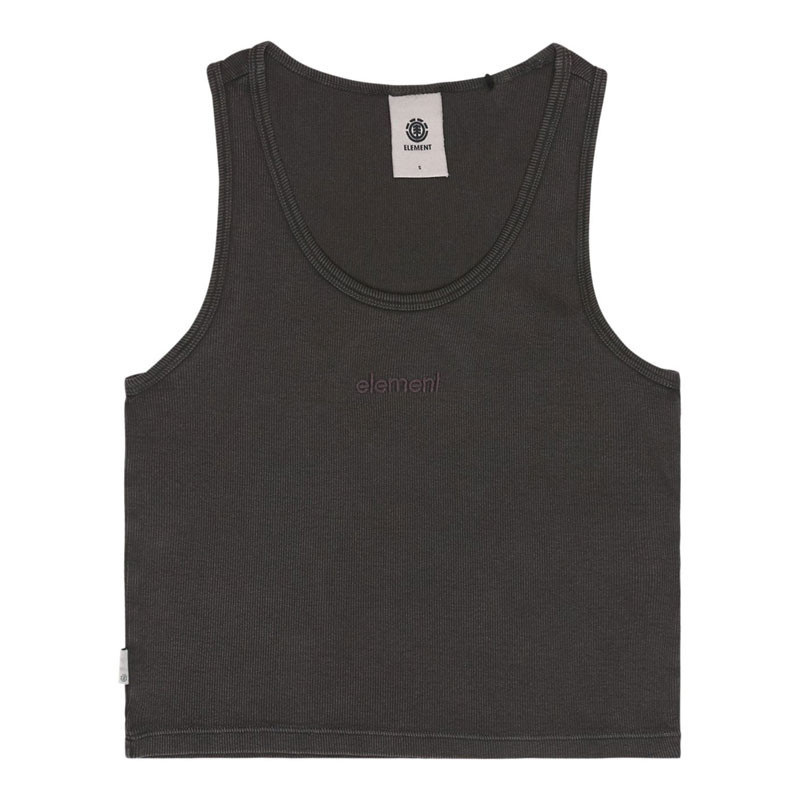 Camiseta Element: Lowcase Crop Tank (Off Black)