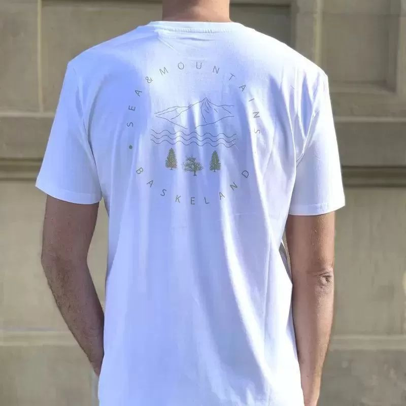 Camiseta Atlas: Itsas & Mendi Tee 2.0 (White Sand)