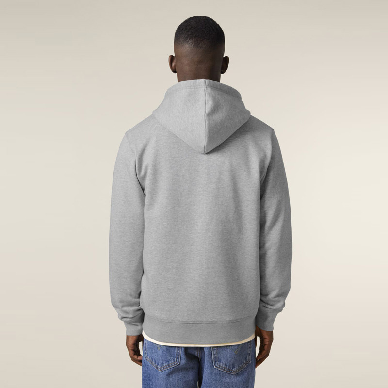 Sudadera Atlas: Roka Zip Hood (Heather grey)