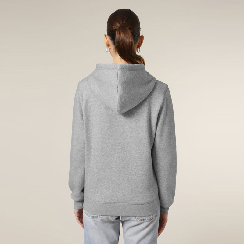 Sudadera Atlas: Roka Zip Hood (Heather grey)