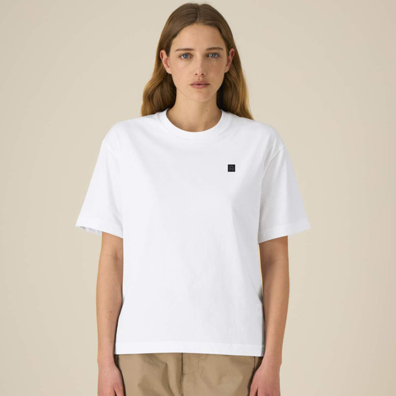 Camiseta Atlas: Roka Boxy Tee (White)