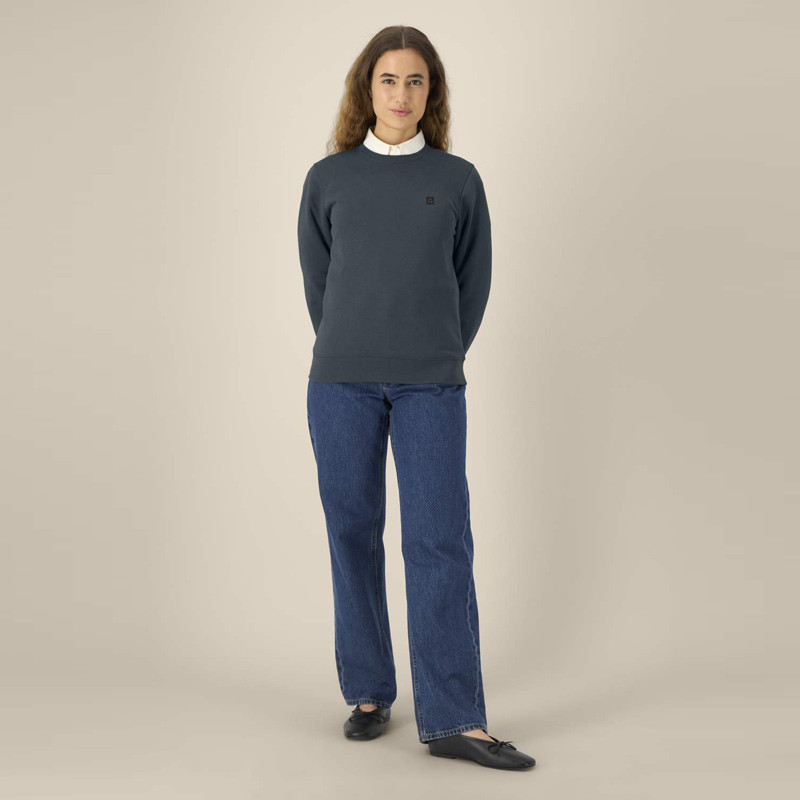 Sudadera Atlas: Roka Crew (Indian Ink Grey)