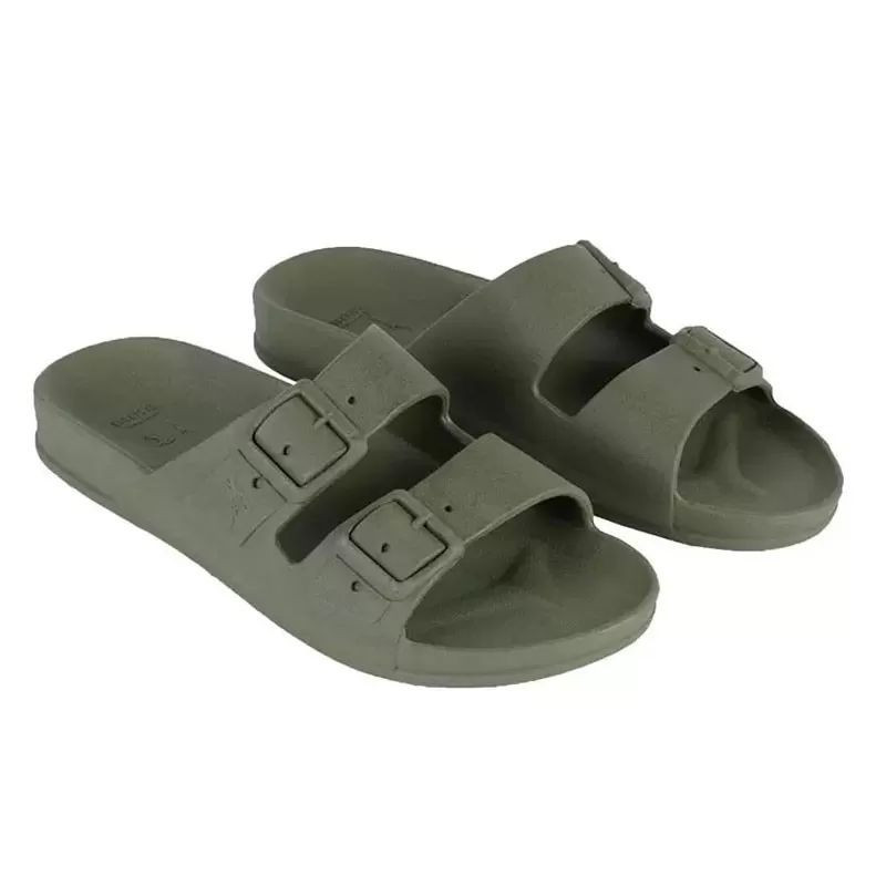 Chanclas Cacatoes: Rio De Janeiro (Dark Khaki)