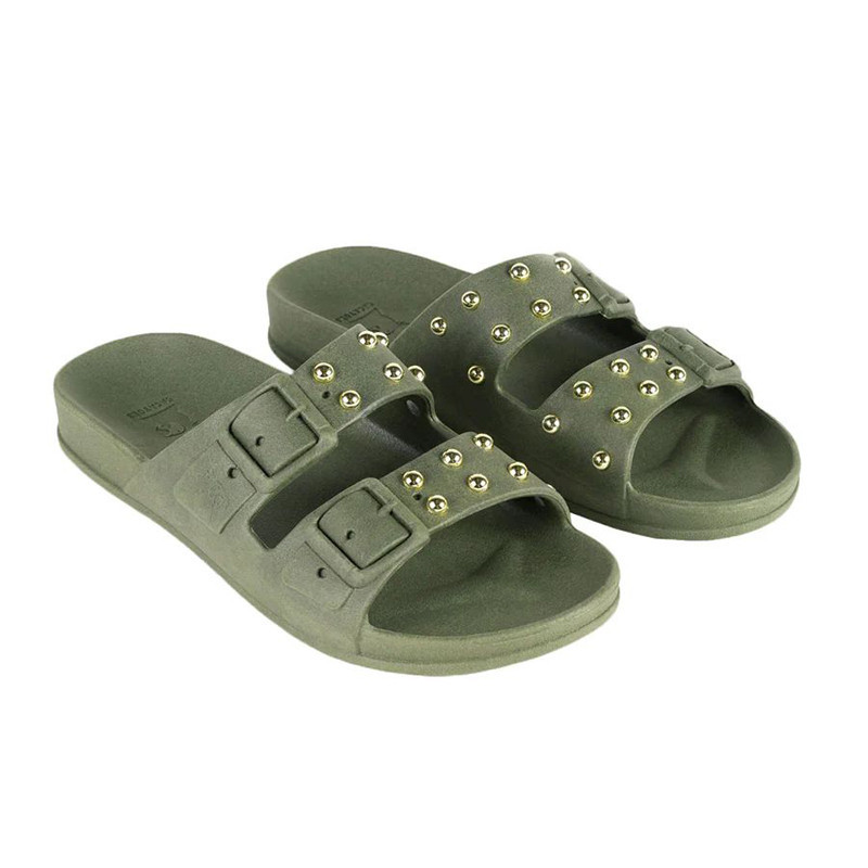Chanclas Cacatoes: Florianopolis (Dark Khaki)