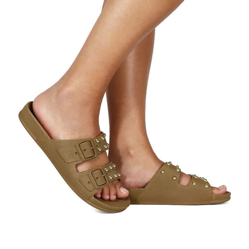 Chanclas Cacatoes: Florianopolis (Camel)