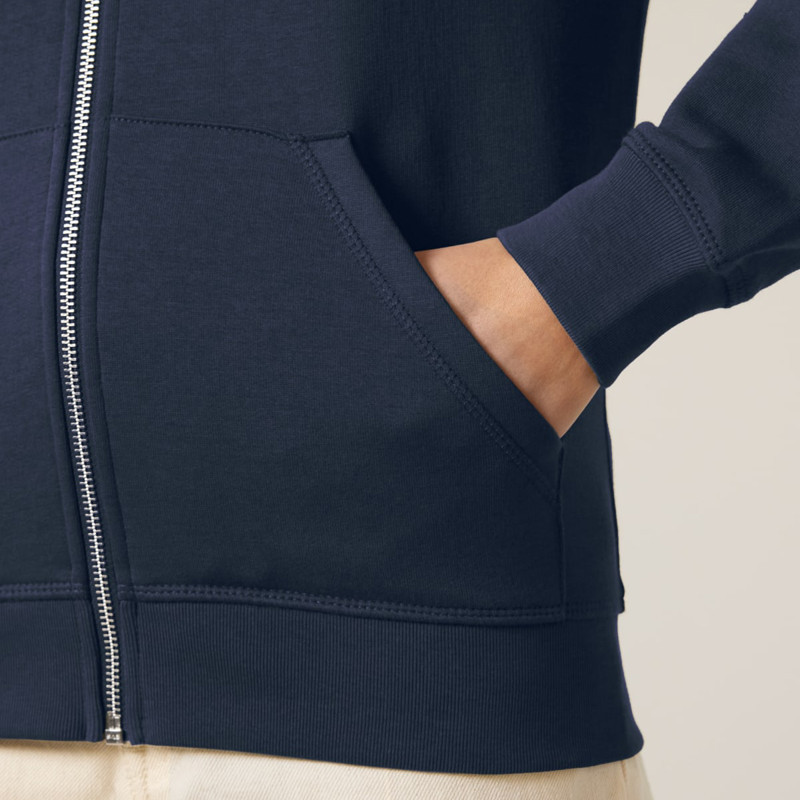 Sudadera Atlas: Roka Zip Hood (French Navy)