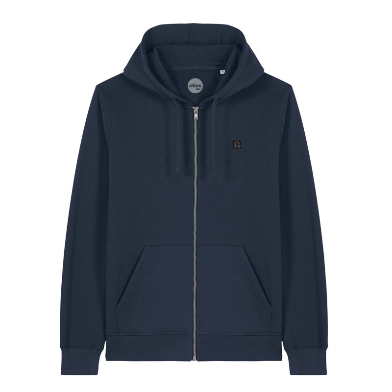 Sudadera Atlas: Roka Zip Hood (French Navy)