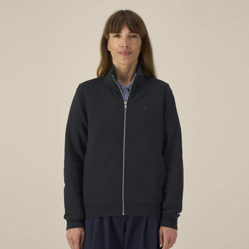 Sudadera Atlas: Roka Zip (Black)