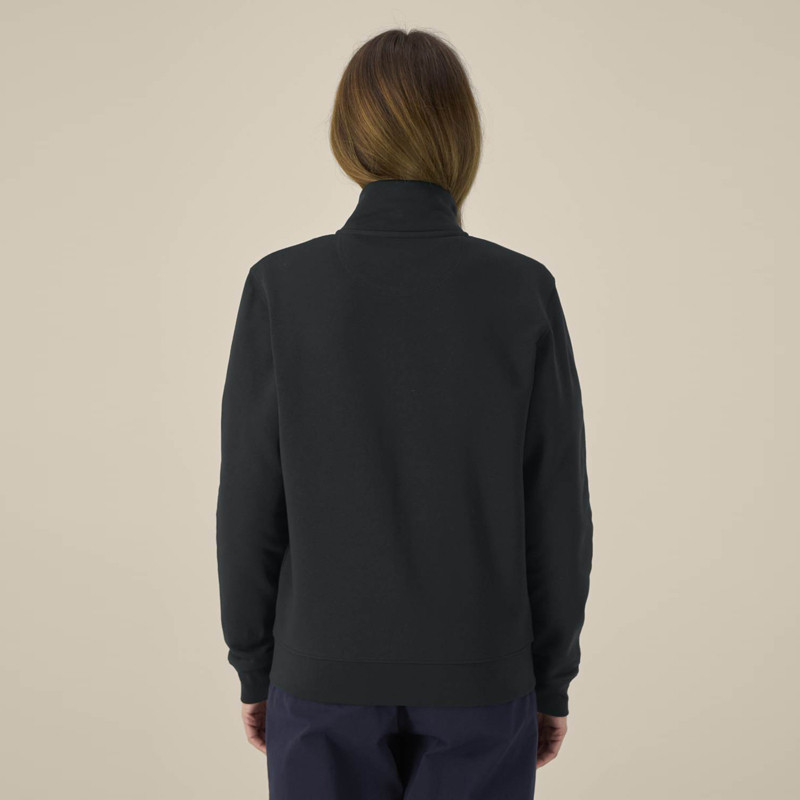 Sudadera Atlas: Roka Zip (Black)