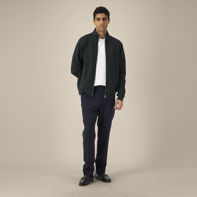 Sudadera Atlas: Roka Zip (Black)