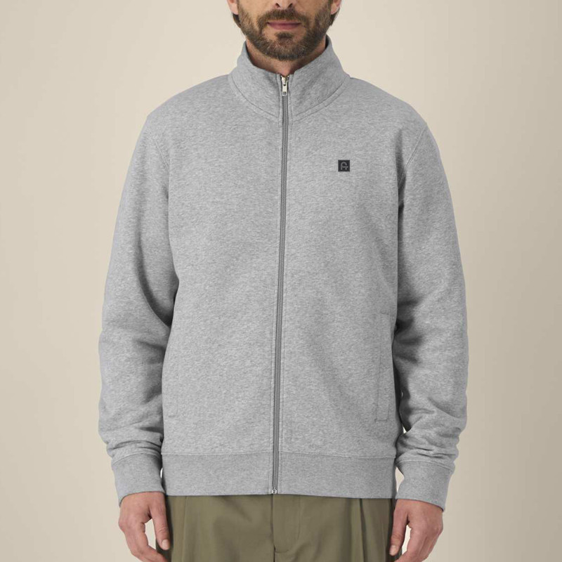 Sudadera Atlas: Roka Zip (Heather Grey)