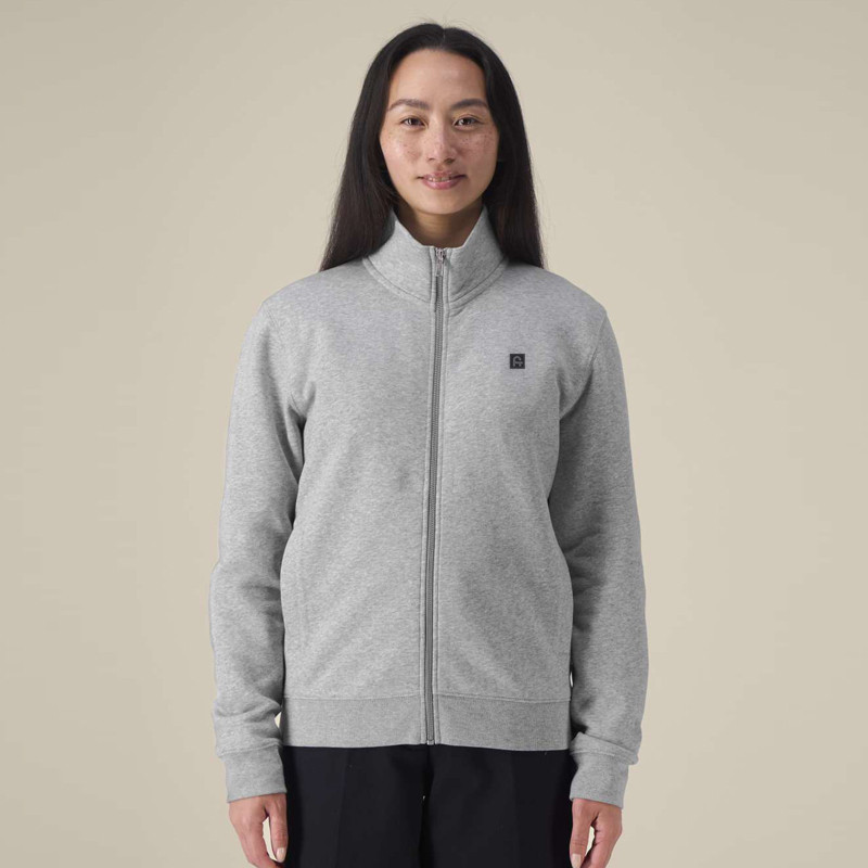 Sudadera Atlas: Roka Zip (Heather Grey)