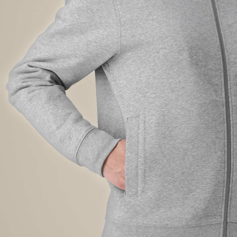 Sudadera Atlas: Roka Zip (Heather Grey)